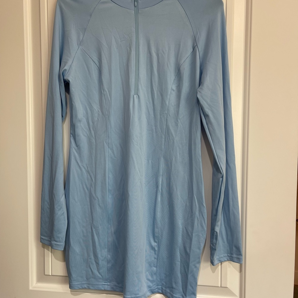 Light Blue Long Sleeve Top